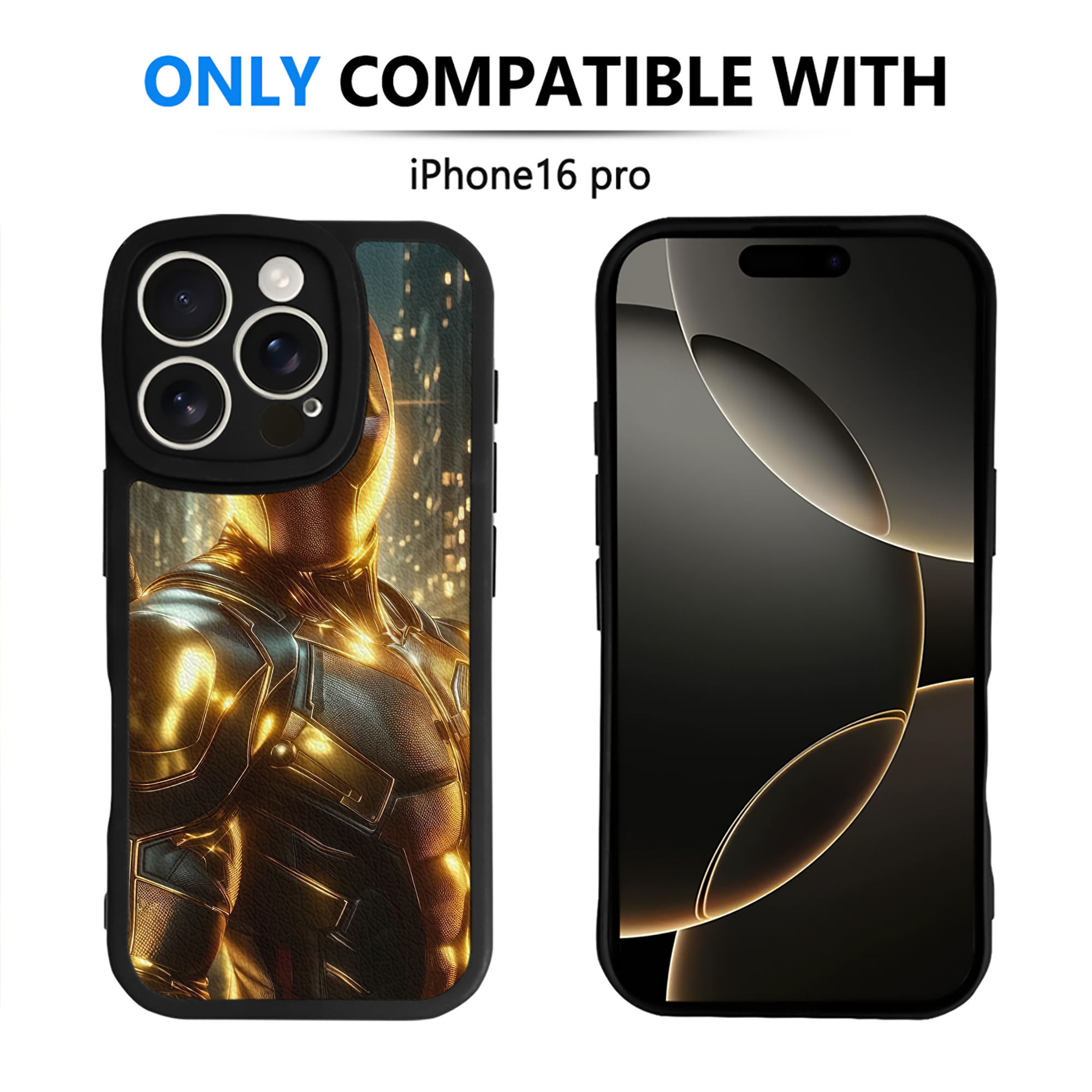 （画像用） Deadpool デッドプール 【iPhone 16シリーズ対応】シリコンスマホケース（レザー調） 材質：シリコン